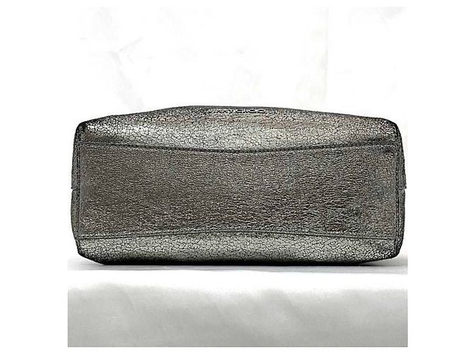 Jimmy Choo Metallic Silber Leder Tote Bag - Ansicht 6