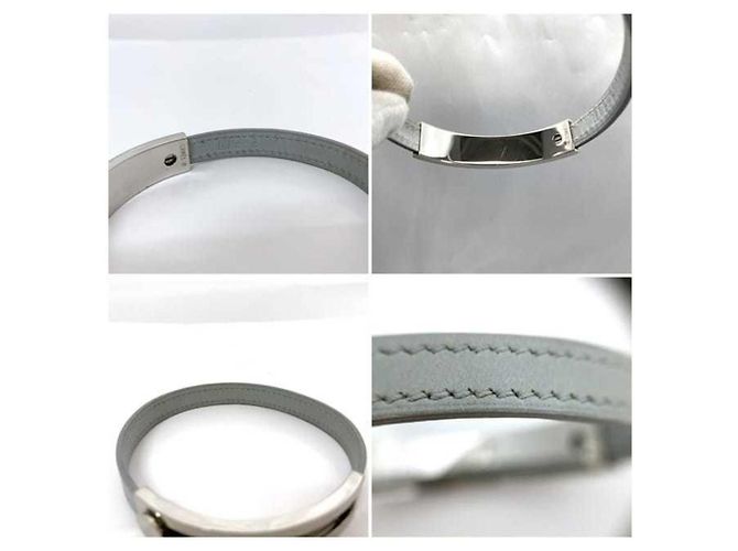 Hermès Pulsera Hermes Puspus Castaño Plata - vista 10