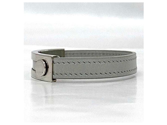 Hermès Pulsera Hermes Puspus Castaño Plata - vista 4