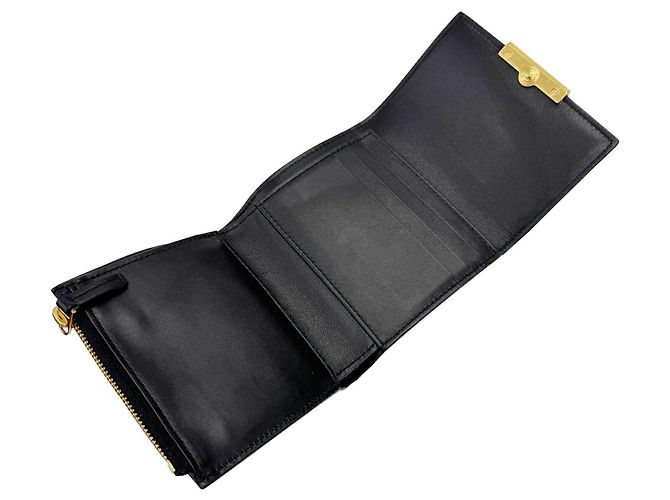 Billetera plegable Bottega Veneta Negro - vista 9