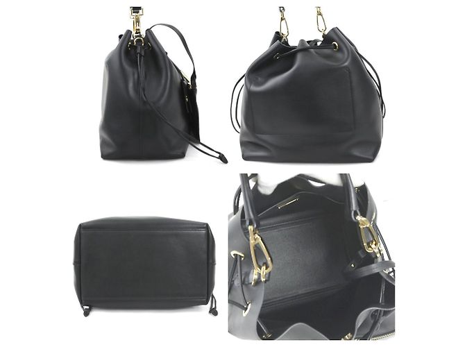 Borsa in pelle nera Miu Miu Nero - vista 3