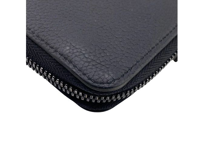 Louis Vuitton Black Leather Long Wallet - view 4