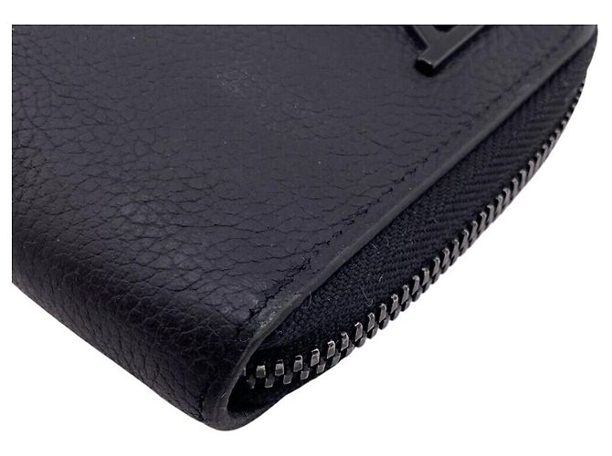 Louis Vuitton Black Leather Long Wallet - view 6