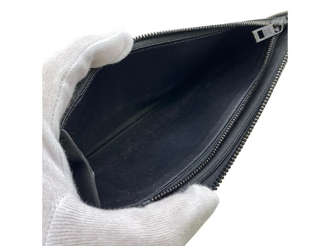 Louis Vuitton Black Leather Long Wallet - view 9