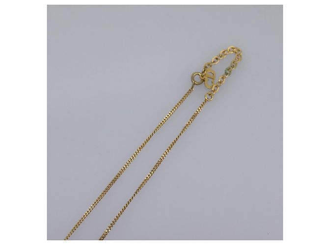 Collana Christian Dior metallo oro Auth am7828 D'oro - vista 5