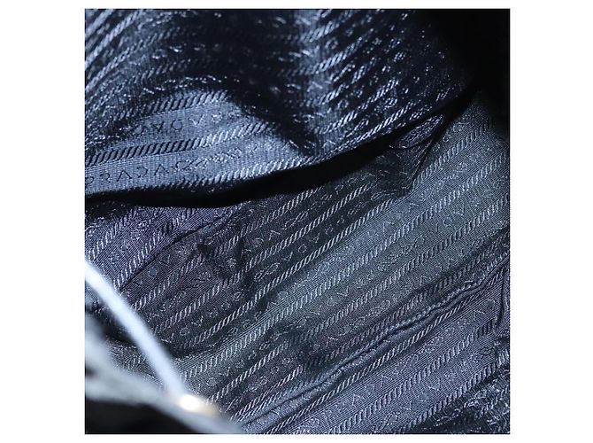 Zaino PRADA in nylon nero Auth 104486 - vista 11