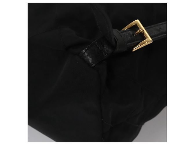 Zaino PRADA in nylon nero Auth 104486 - vista 19
