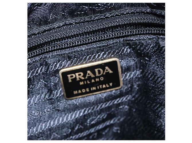Zaino PRADA in nylon nero Auth 104486 - vista 25