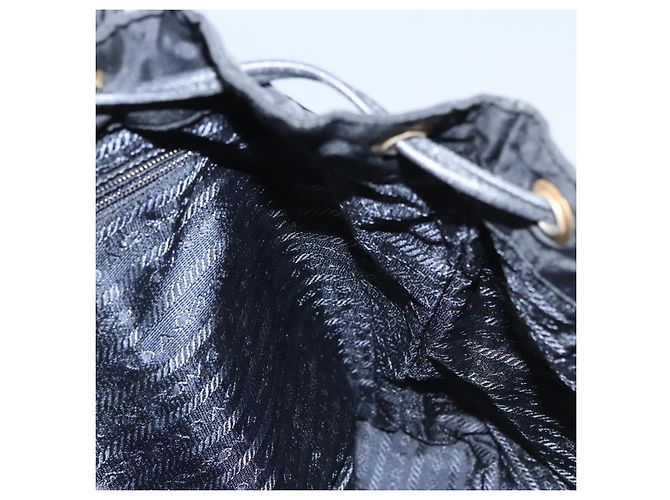 Zaino PRADA in nylon nero Auth 104486 - vista 26