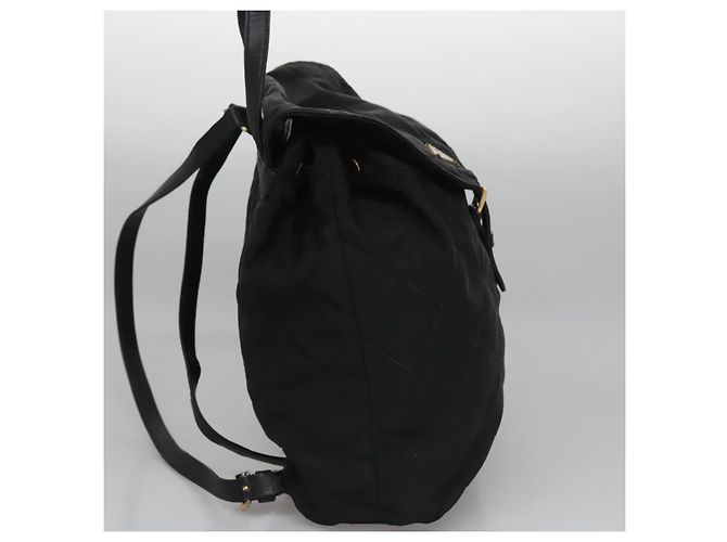 Zaino PRADA in nylon nero Auth 104486 - vista 4