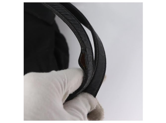 Zaino PRADA in nylon nero Auth 104486 - vista 9