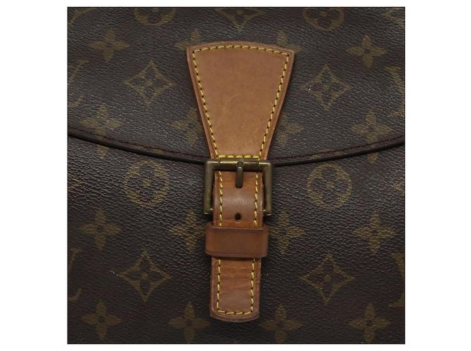 LOUIS VUITTON Monogram Jeune Fille GM Borsa a Spalla M51225 LV Auth BA281 Monogramma - vista 19