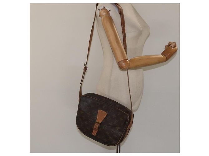 LOUIS VUITTON Monogram Jeune Fille GM Borsa a Spalla M51225 LV Auth BA281 Monogramma - vista 24