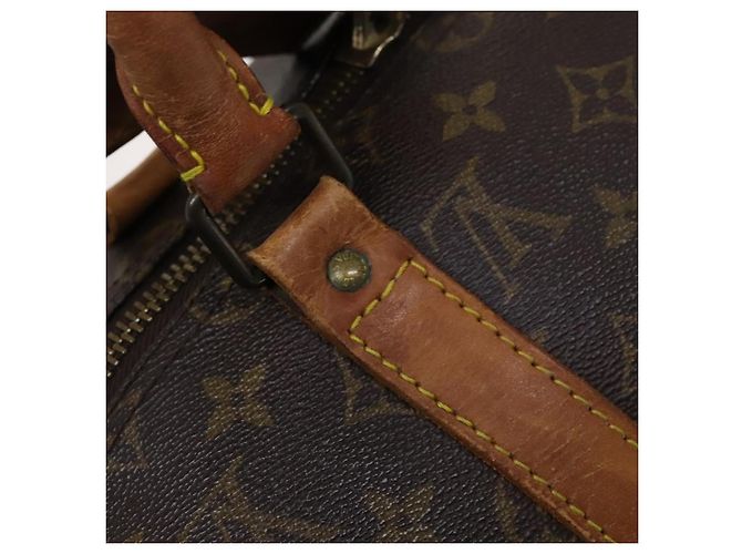 LOUIS VUITTON Monogram Keepall 50 Bolsa Boston M41426 LV Auth 115758 Monograma - vista 17