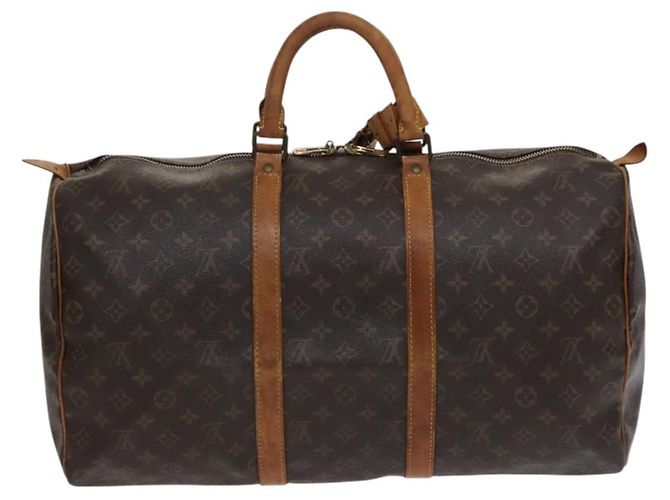 LOUIS VUITTON Monogram Keepall 50 Bolsa Boston M41426 LV Auth 115758 Monograma - vista 2