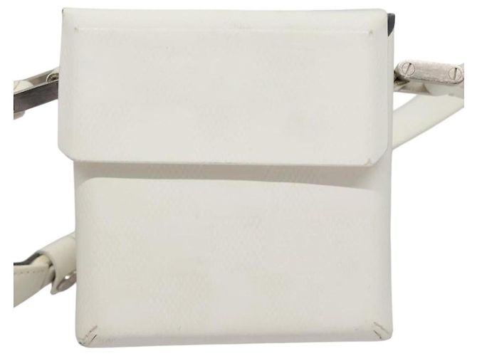 LOUIS VUITTON Damie Grasset Marty Pochette Shoulder Bag Bianco LV Auth bs22545 - vista 13