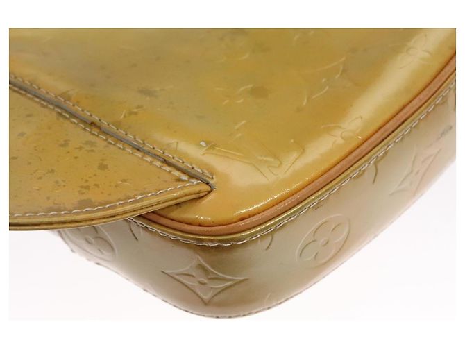 LOUIS VUITTON Borsa a vita Monogram Vernis Fulton Grigia M91041 LV Auth yk17565 Grigio - vista 15
