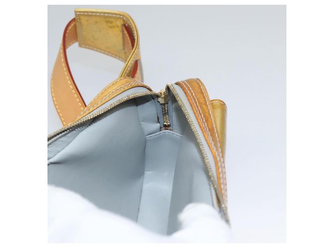 LOUIS VUITTON Borsa a vita Monogram Vernis Fulton Grigia M91041 LV Auth yk17565 Grigio - vista 18