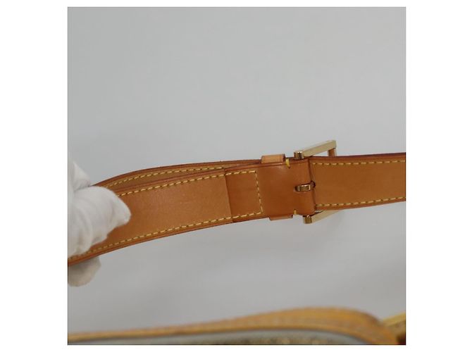 LOUIS VUITTON Borsa a vita Monogram Vernis Fulton Grigia M91041 LV Auth yk17565 Grigio - vista 8