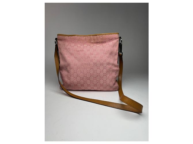 Jackie Vintage Gucci Monogram Schultertasche rosa Pink - Ansicht 5
