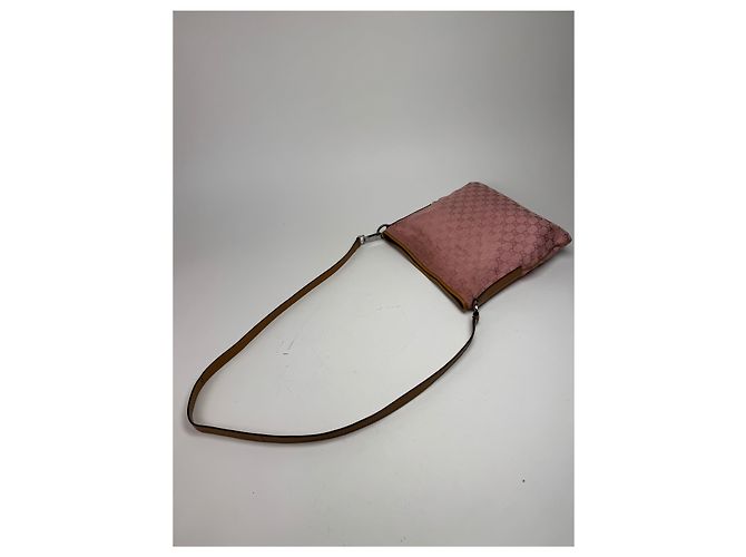 Jackie Vintage Gucci Monogram Schultertasche rosa Pink - Ansicht 6