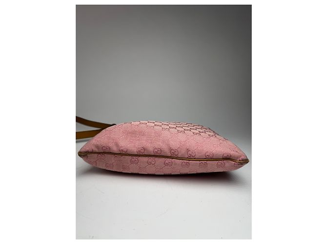 Jackie Vintage Gucci Monogram Schultertasche rosa Pink - Ansicht 8