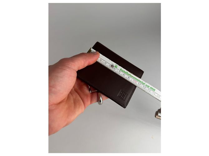 Vintage Givenchy leather Card Holder Brown - view 6
