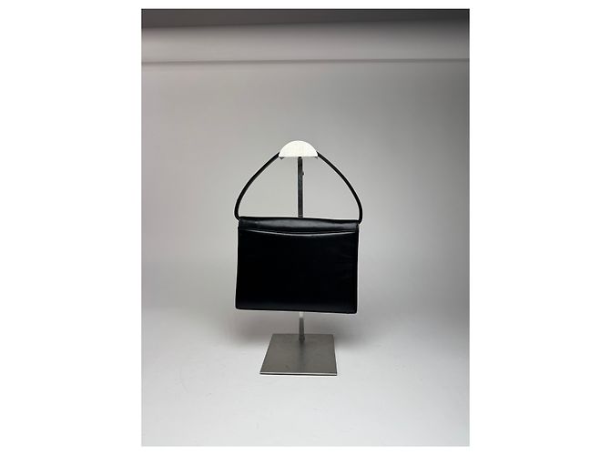 Vintage Givenchy Whip Leder Tasche Schwarz - Ansicht 14