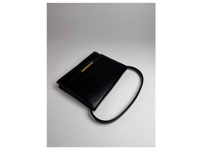 Vintage Givenchy Whip Leder Tasche Schwarz - Ansicht 5