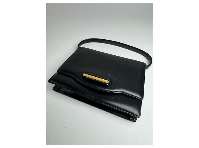 Vintage Givenchy Whip Leder Tasche Schwarz - Ansicht 6