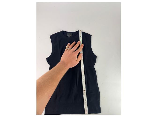 Vintage Fendi Monogram Wollkleid Schwarz 38/M - Ansicht 15