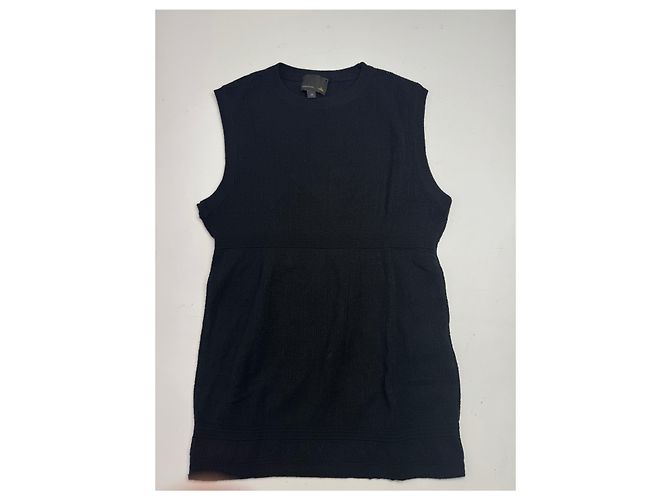 Vintage Fendi Monogram Wollkleid Schwarz 38/M - Ansicht 5