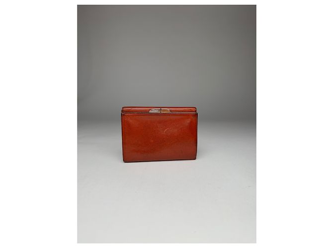 Vintage  Givenchy GV3 Leather Wallet Brown/Red - view 7