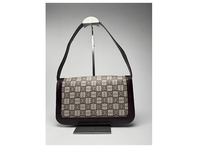 Vintage Givenchy 4G Leder Monogramm Tasche Schwarz - Ansicht 2