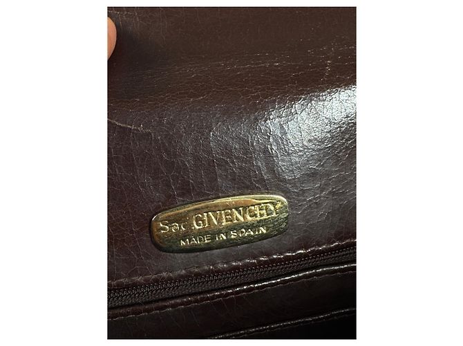 Vintage Givenchy 4G Leder Monogramm Tasche Schwarz - Ansicht 4