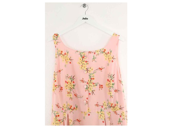 Lk Bennett Vestido Callie de seda rosa - vista 2