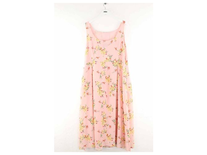 Lk Bennett Vestido Callie de seda rosa - vista 3