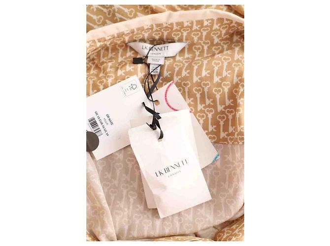 Lk Bennett Vestido de seda beige - vista 5
