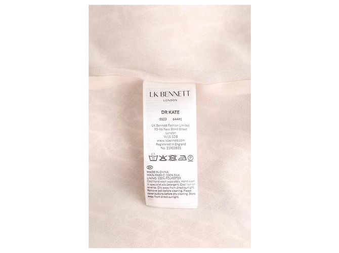 Lk Bennett Vestido de seda beige - vista 6