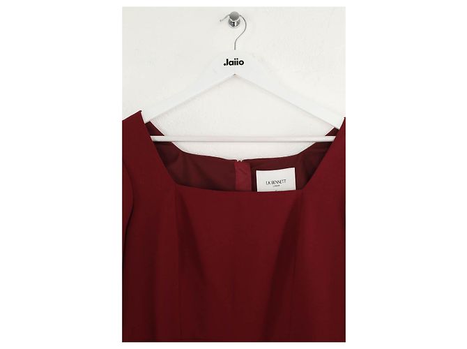 Vestido Lk Bennett Carrington Burdeos - vista 2