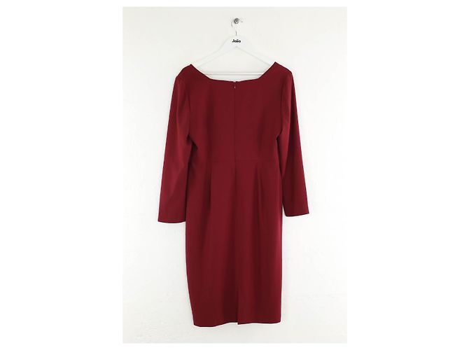 Vestido Lk Bennett Carrington Burdeos - vista 3