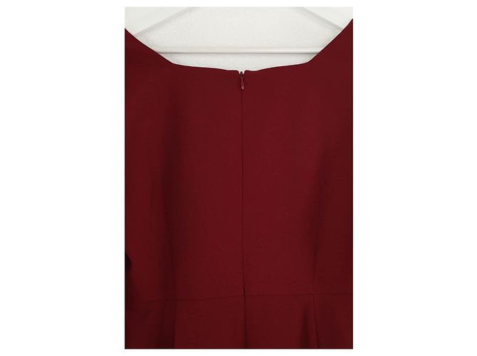 Vestido Lk Bennett Carrington Burdeos - vista 4