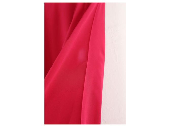 Vestido Suzette de seda burdeos Lk Bennett - vista 5