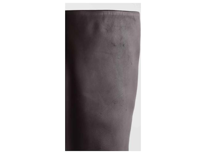 Lk Bennett Botas de cuero burdeos - vista 4