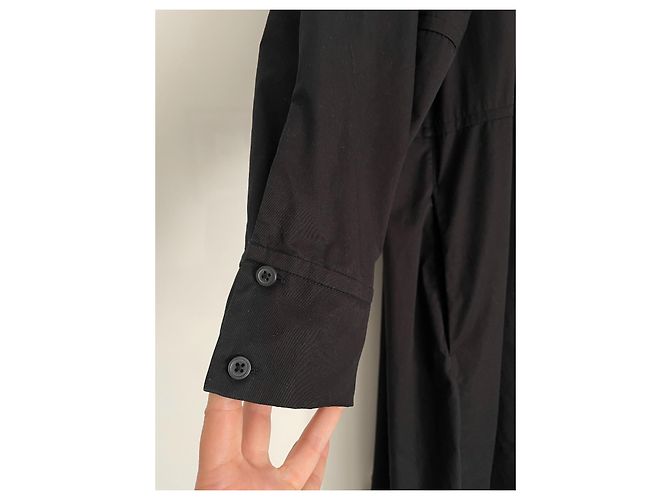 Vestido midi Cos de algodón negro - vista 5