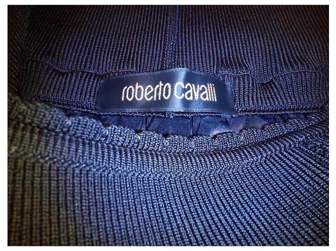 ROBERTO CAVALLI MINI FALDA EN POPLIN DE SEDA. Castaño - vista 5