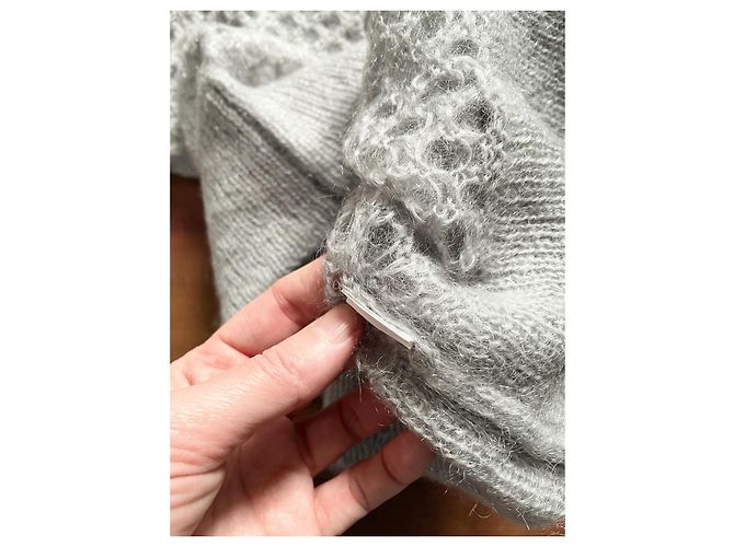 Autre Marque Suéter de punto calado notshy cashmere Gris - vista 6
