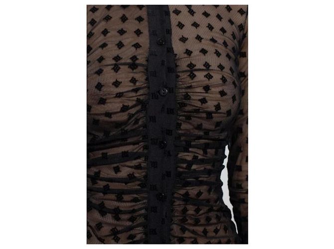 Autre Marque MISBHV Schwarzes Viscose Kleid Größe S - Ansicht 12