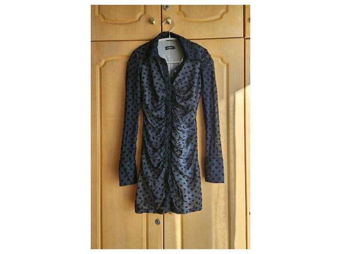 Autre Marque MISBHV Schwarzes Viscose Kleid Größe S - Ansicht 2