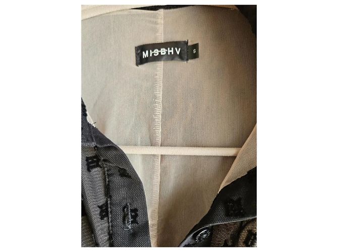 Autre Marque MISBHV Schwarzes Viscose Kleid Größe S - Ansicht 4